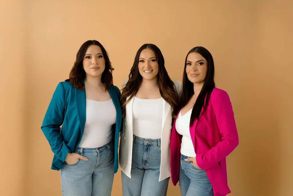 The three Delgado sisters — founders of Solara Event Rentals